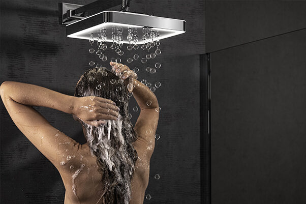 BubbleSpa® Overhead Shower - Wall Arm