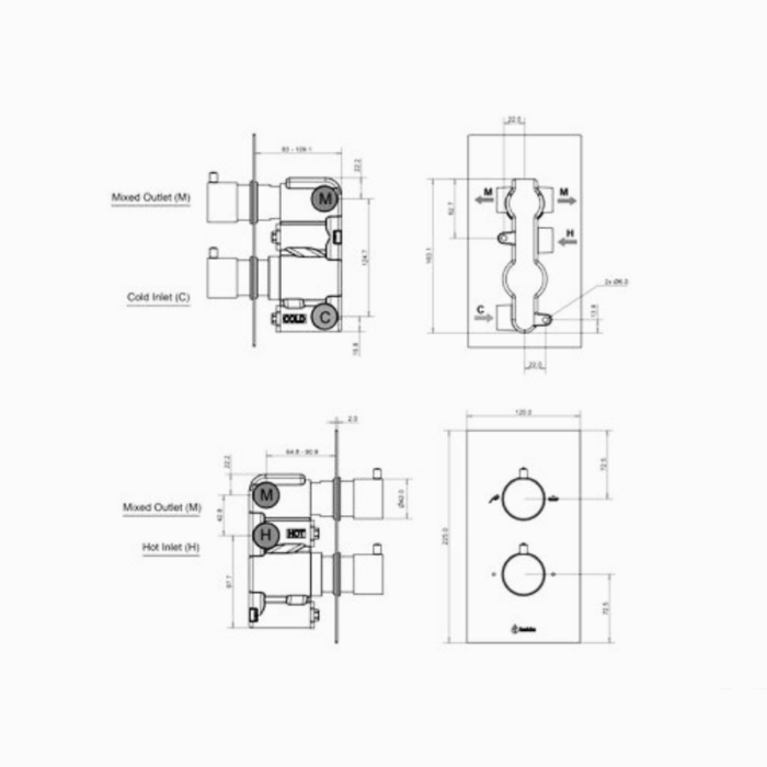 concealed mixer shower